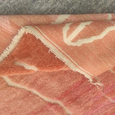 Moroccan Area rug Pink and Peach – Beni Mrirt Style