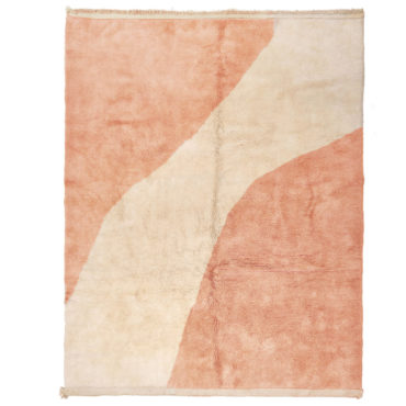 Handmade Moroccan Peach Rug