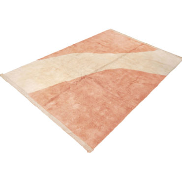 Handmade Moroccan Peach Rug