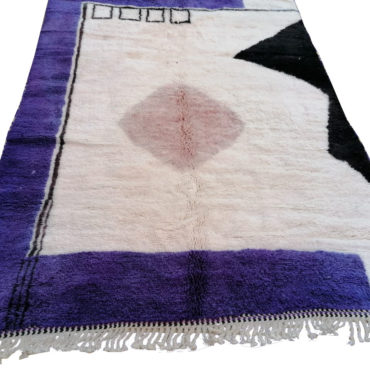 Abstract Handmade Moroccan Rug