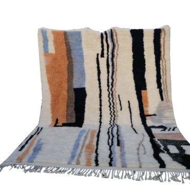 Abstract Moroccan Wool Rug