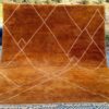 Burnt Orange moroccan wool rug