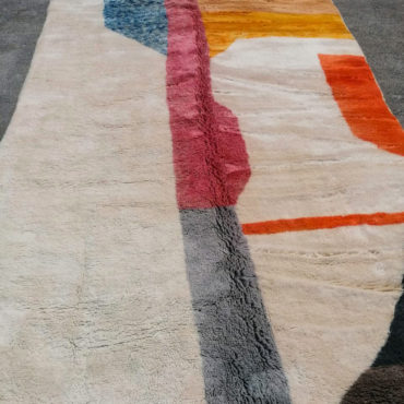 Abstract Moroccan Handmade Rug