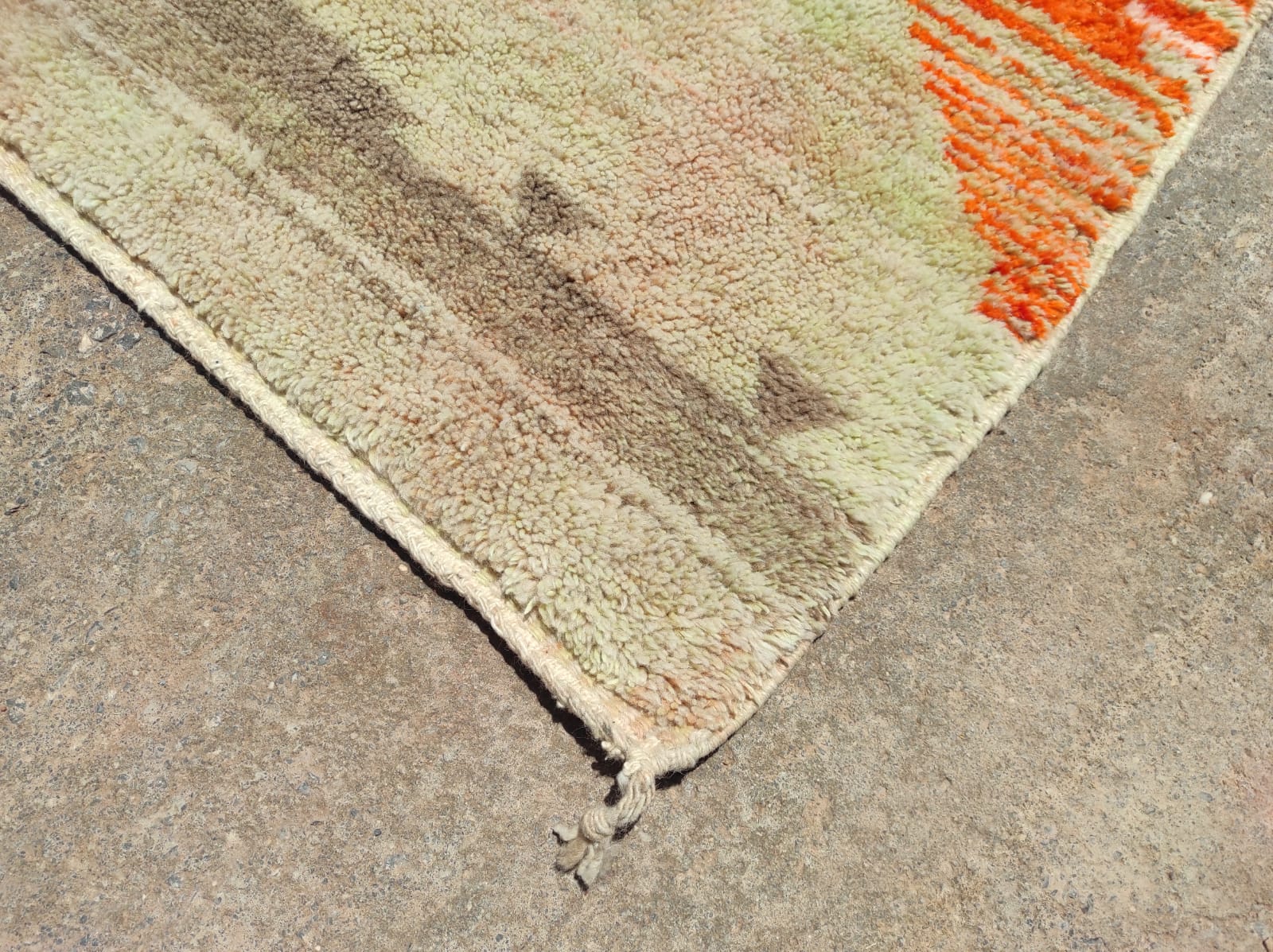 Vintage Inspired Moroccan Wool Rug - Image 8