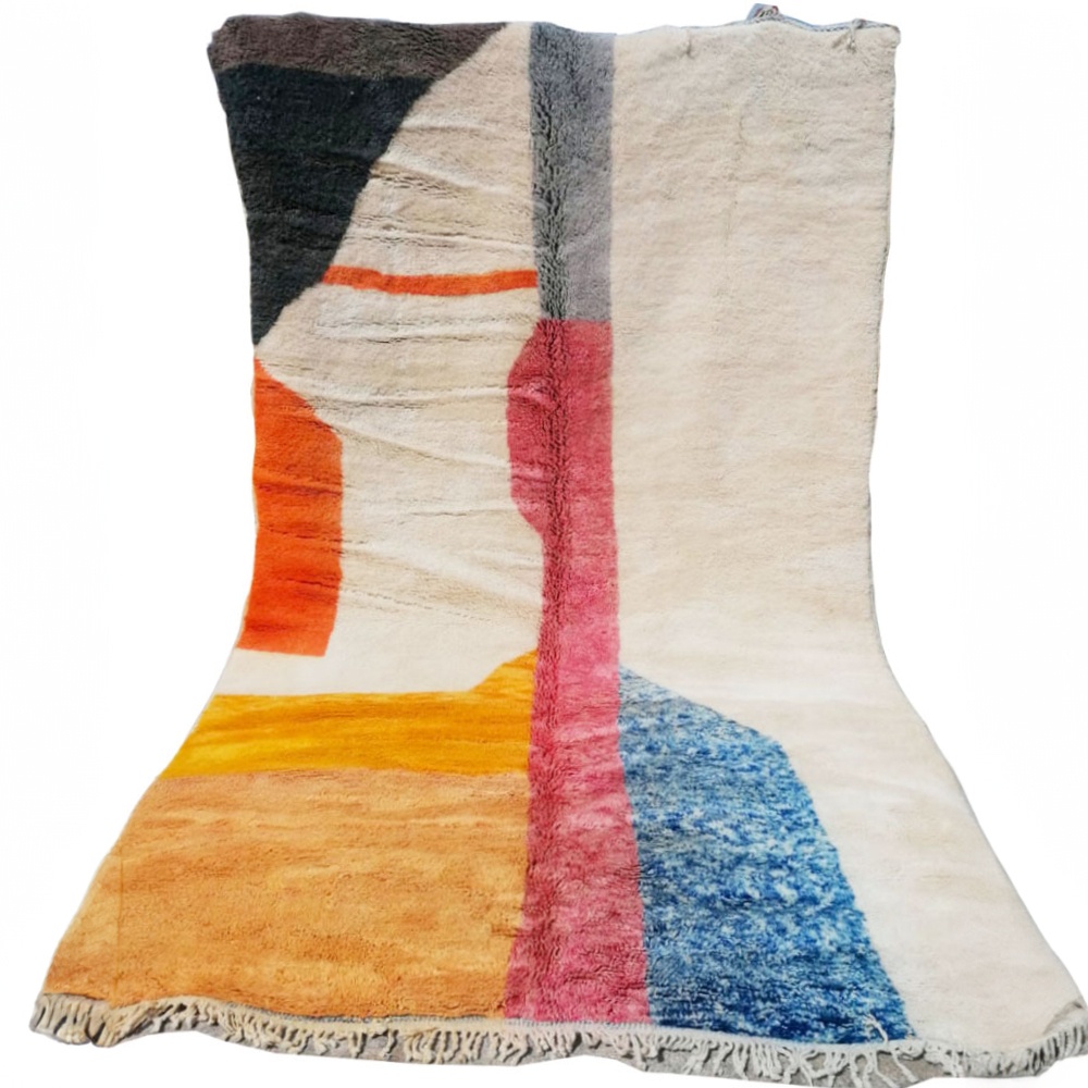 moroccan abstract handmade rug