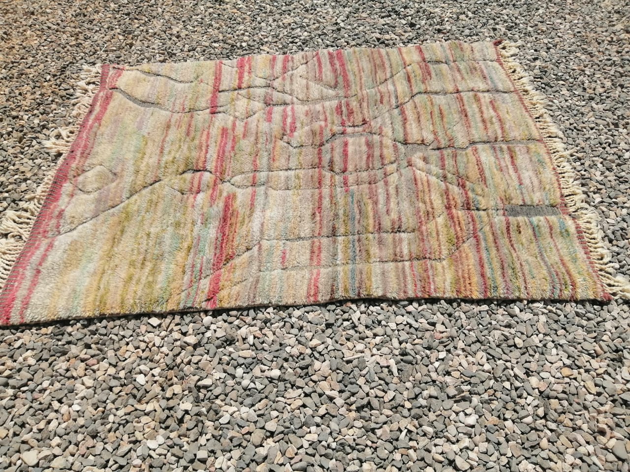 Contemporary Moroccan Wool Rug - Image 2