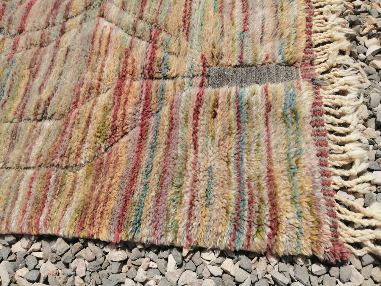 Contemporary Moroccan Wool Rug - Image 3