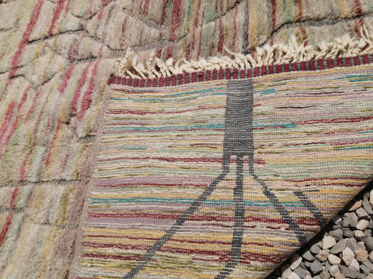 Contemporary Moroccan Wool Rug - Image 4