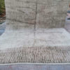 Large neutral Moroccan wool rug