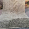 Neutral Moroccan handmade wool rug