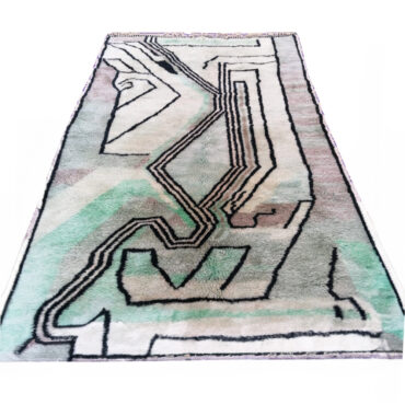 Artistic Moroccan Beni Mrirt Rug BM0003