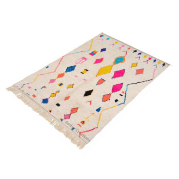 Moroccan Colorful Berber Wool Rug – AZ00028