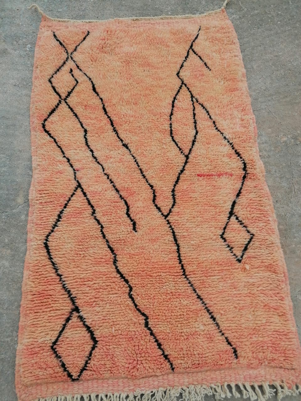 Small Moroccan Rug 2'3"x4'4" Pink - Image 4