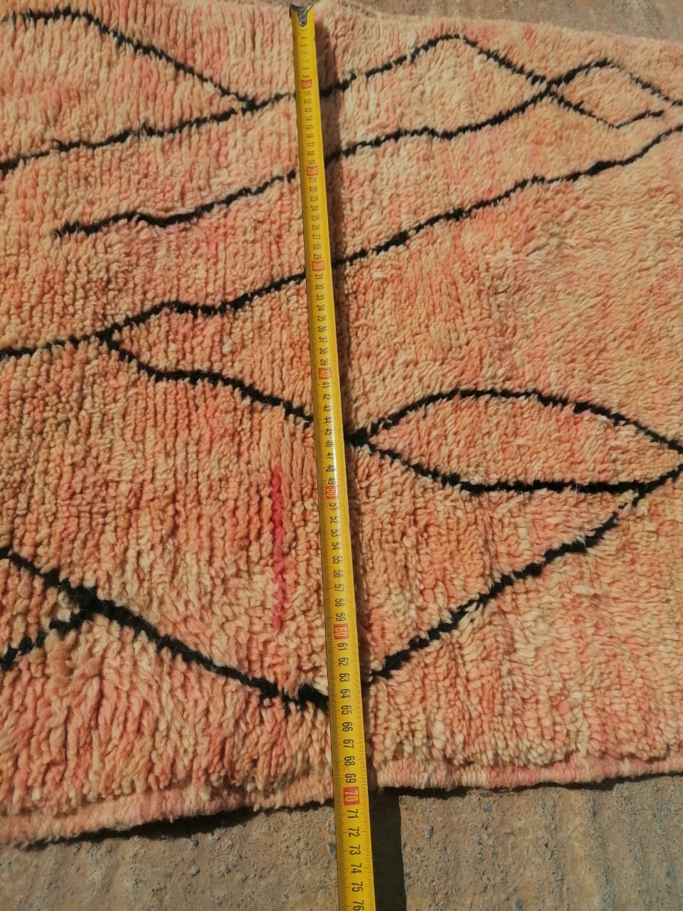 Small Moroccan Rug 2'3"x4'4" Pink - Image 7