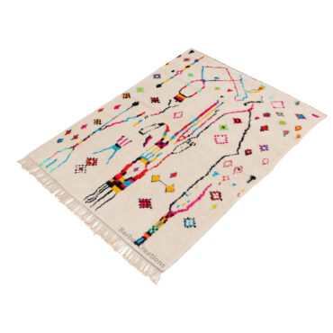 Moroccan Colorful Berber Wool Rug AZ00026