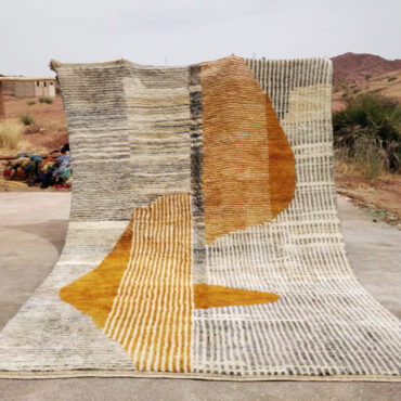 Moroccan Beni Mrirt Rug 9×12 ft