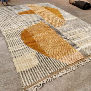 Moroccan Beni Mrirt Rug 9×12 ft