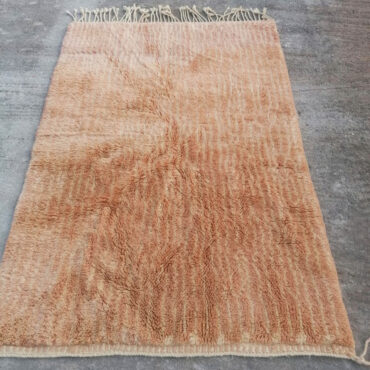 Small Moroccan Beige Rug 4’x6′ Beni Mrirt Style