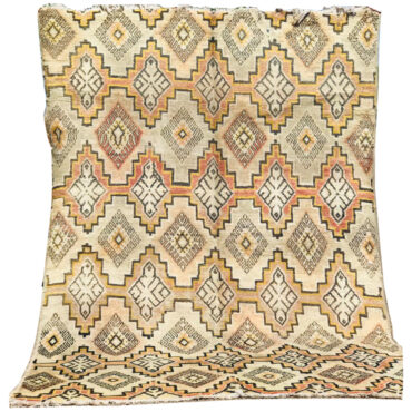 Authentic Vintage Moroccan Rug With Boho Tribal Style 6’4″x 9’3″