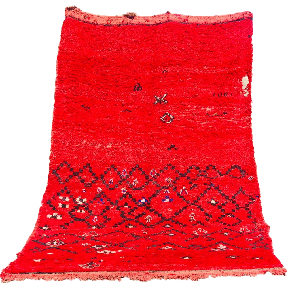 vintage moroccan berber wool rug