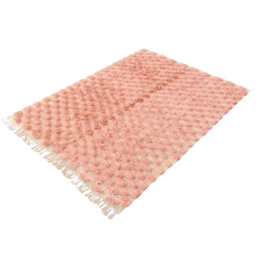 Super Shaggy Moroccan Wool Rug Pink