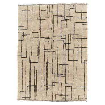 Moroccan Beni Ourain Rug Neutral