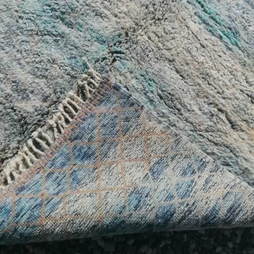Moroccan Beni Mrirt Rug Blue – TAMDINT