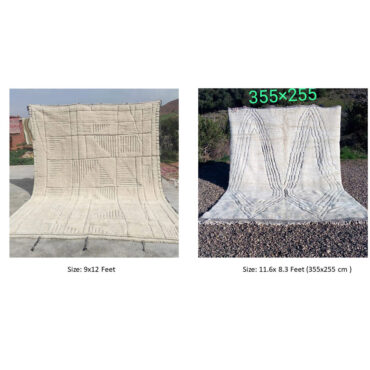 Two Moroccan Beni Mrirt Rug