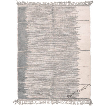 Moroccan Handwoven Beni Rug Gray