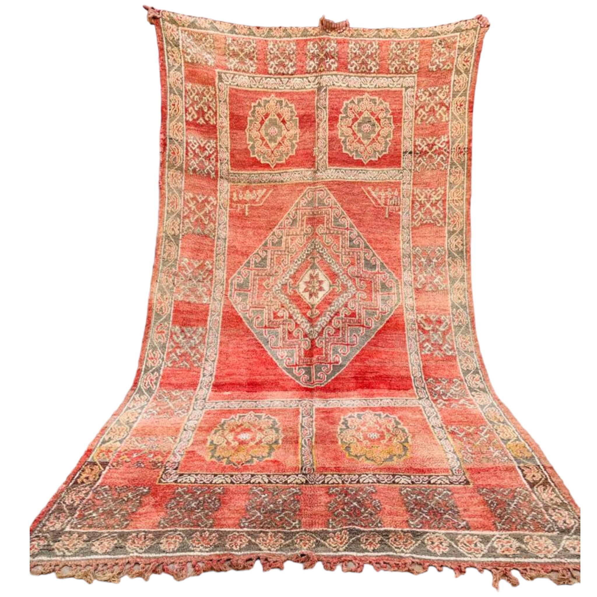 Beautiful vintage moroccan wool rug