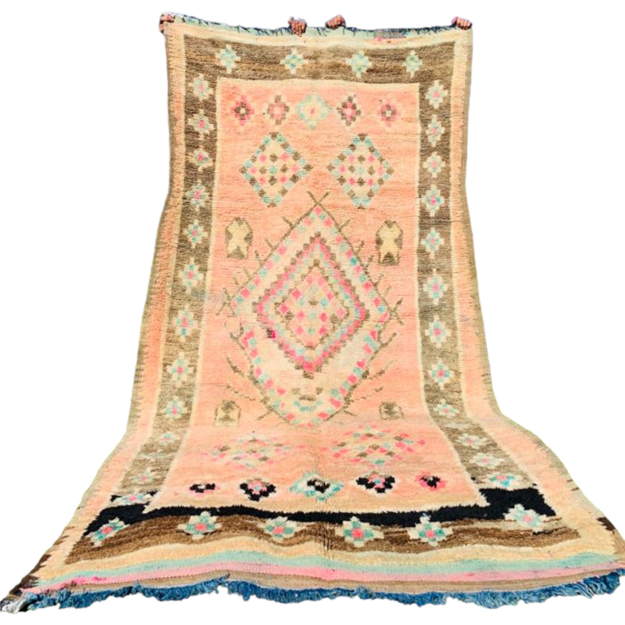 moroccan vintage rug eclectic style