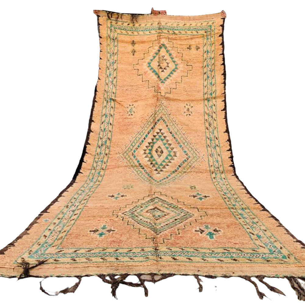 moroccan vintage peach rug