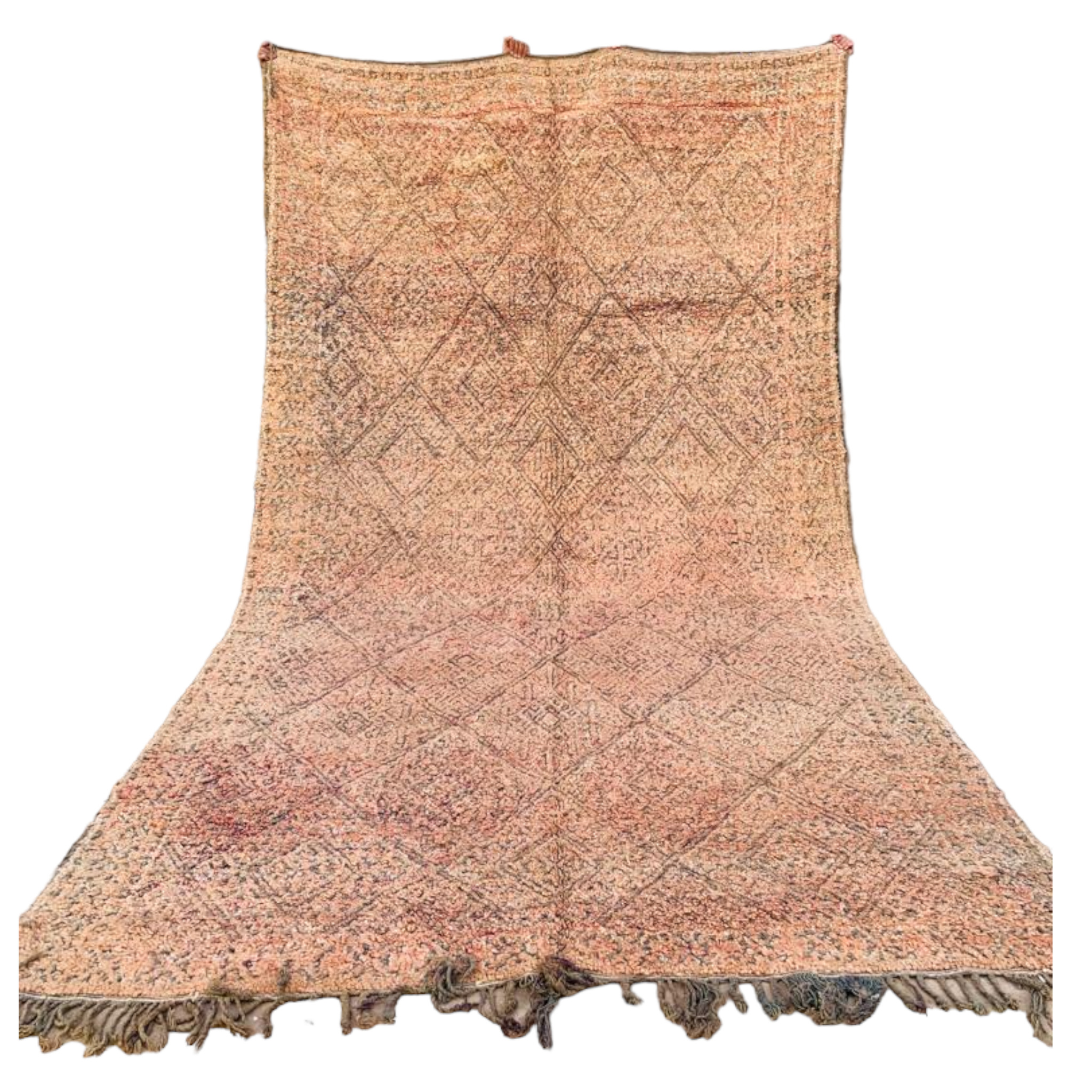 Stunning authentic vintage Moroccan rug.