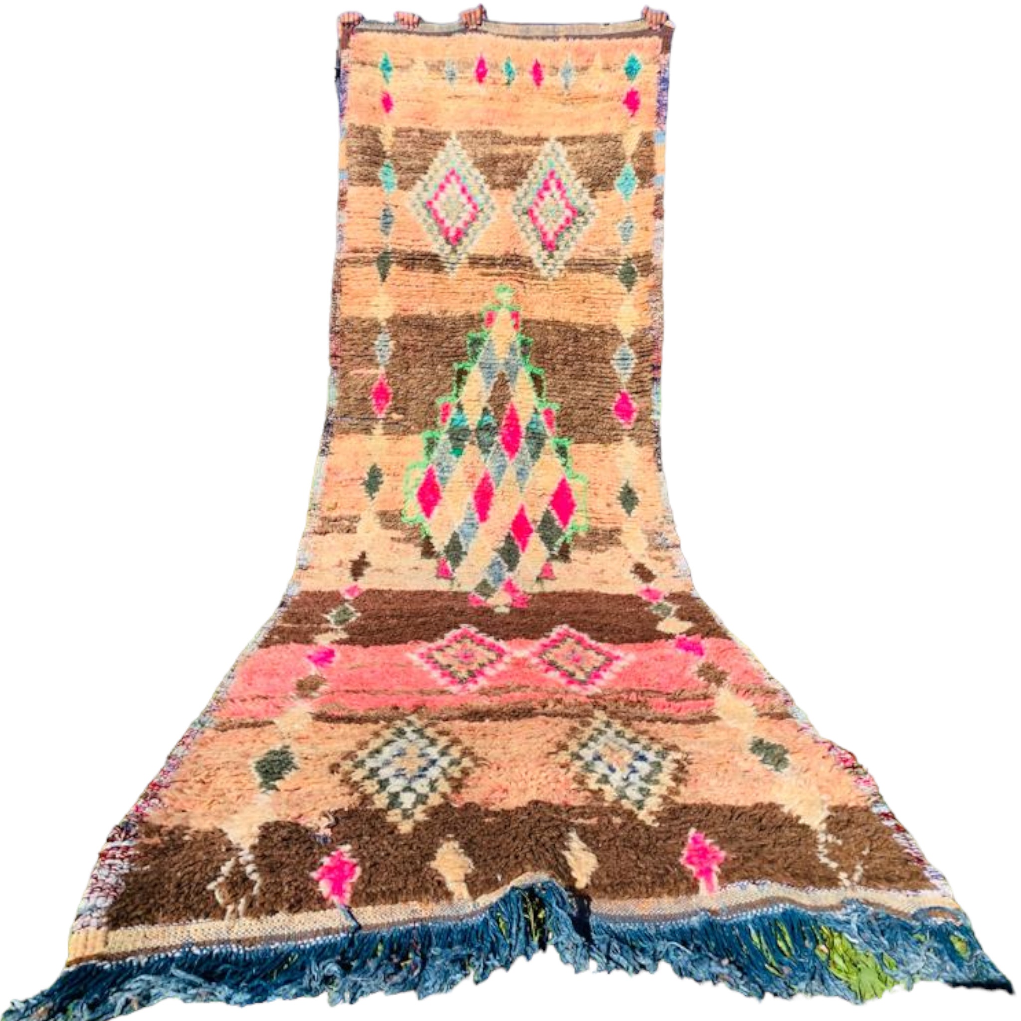 vintage moroccan runner rug bohemian style