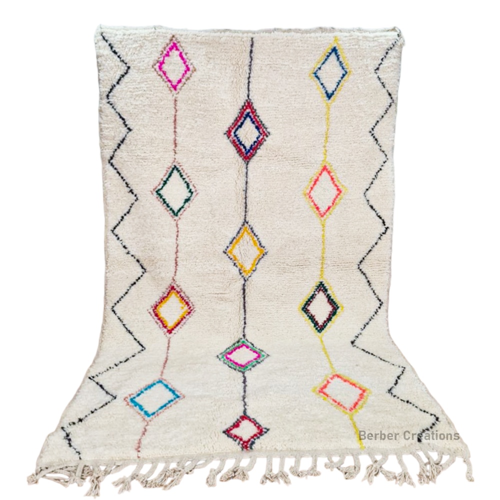 Moroccan azilal rug tribal style