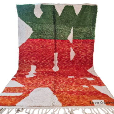 Shag Beni Ourain Moroccan Rug  6.5′ x 9.8′