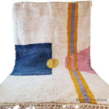 Shag Abstract Moroccan Rug 6.5′ x 9.8′