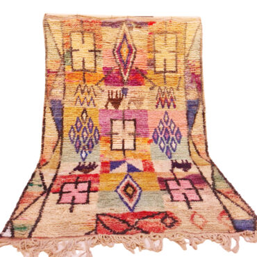 Vintage Moroccan Boujaad Rug  6’6″x9’10” – AIZA