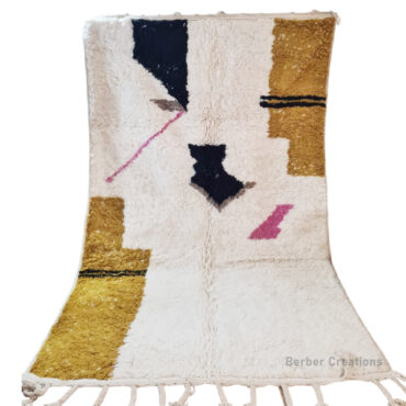 Shag Moroccan Beni Wool Rug 4.9’x 8.2′ – AINAZ