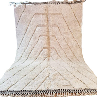 Shag Moroccan Beni Ourain  Rug  6.5′ x 9.8′