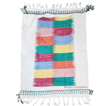 Small Handmade Kilim Rug Colorful 3.2’x4.9′ – MAHA