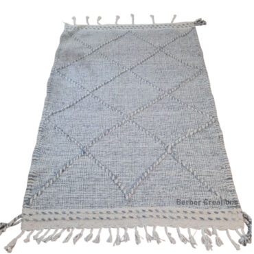 Small Handmade Kilim Rug Gray 3.2’x4.9′ – JAFNA