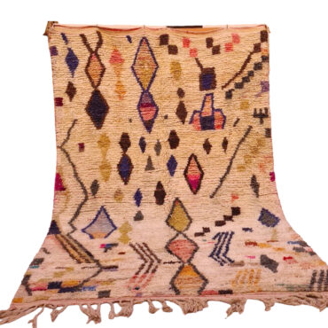 Vintage Moroccan Boujaad Rug  6’6″x9’10” – AFIFA