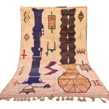 Vintage Moroccan Boujaad Rug  6’6″x9’10” – AMNA