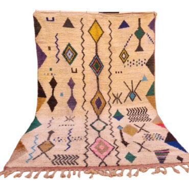 Vintage Moroccan Boujaad Rug  6’6″x9’10” – ASMA