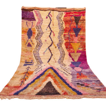 Vintage Moroccan Boujaad Rug  6’6″x9’10” – AISHA