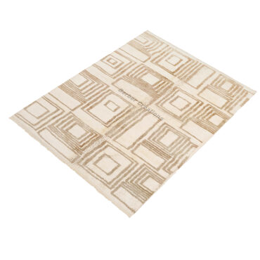 Moroccan Beni Wool Rug Beige – AMINA