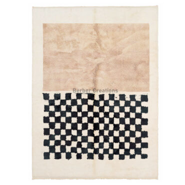 Checkered Moroccan Beni Rug – Hannah