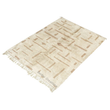 Beige Moroccan Beni Rug  – AZRA