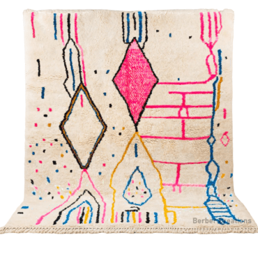 Tribal Moroccan Azilal Rug Pink- IMAN